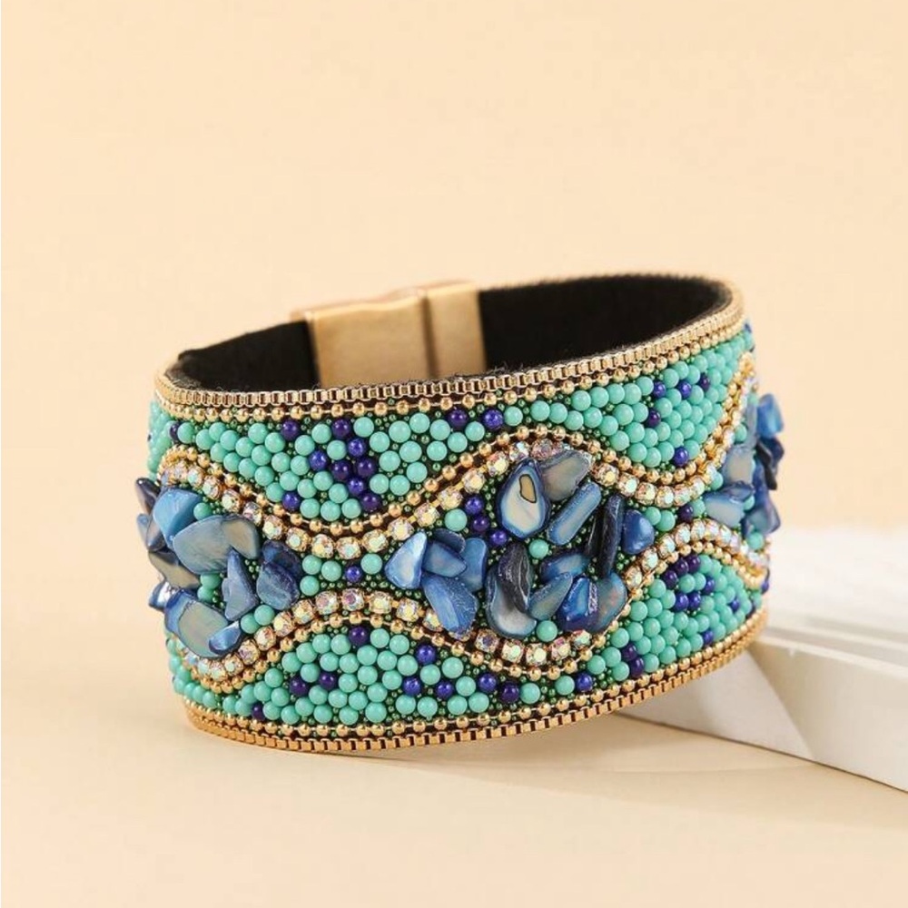 Georgeous Bohemian Magnetic Clasp Bracelet
